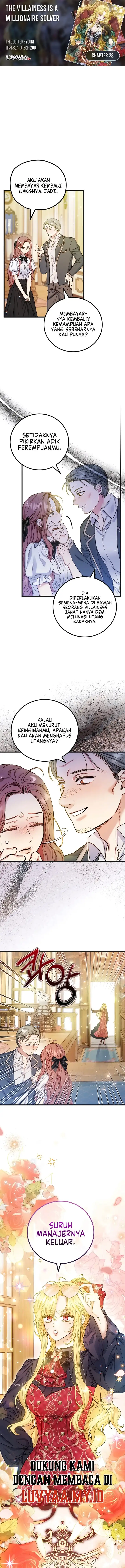 Halaman 1 dari The Villainess is a Millionaire Solver Chapter 28