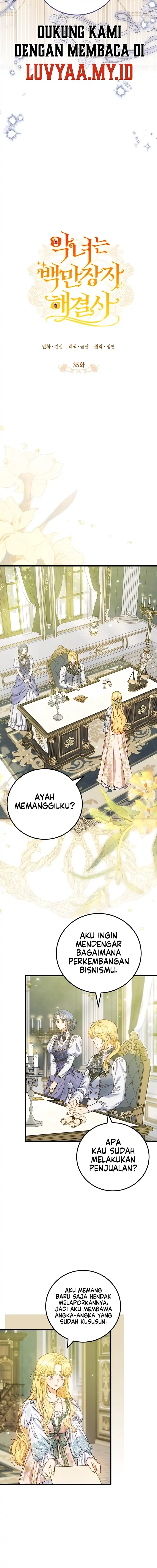 Halaman 5 dari The Villainess is a Millionaire Solver Chapter 35
