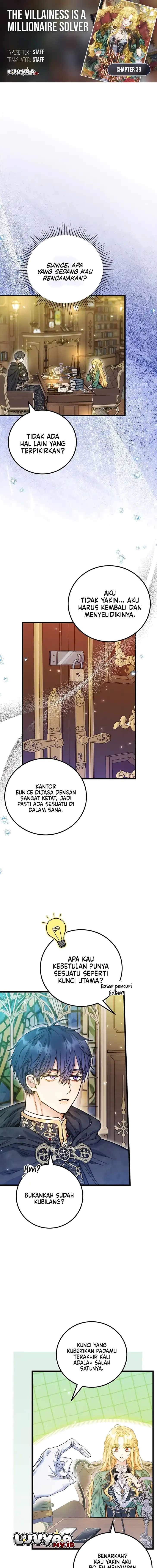 Halaman 1 dari The Villainess is a Millionaire Solver Chapter 39