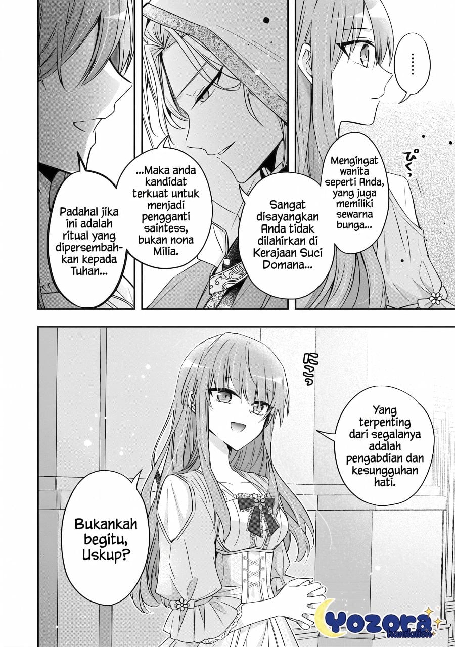 Halaman 21 dari Loop 7-kaime no Akuyaku Reijou wa, Moto Tekikoku de Jiyuu Kimama na Hanayome Seikatsu o Mankitsu Suru Chapter 37