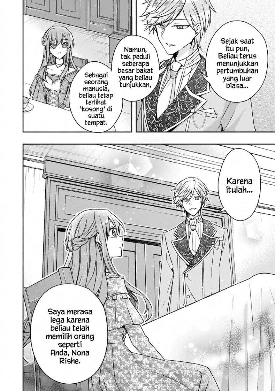 Halaman 21 dari Loop 7-kaime no Akuyaku Reijou wa, Moto Tekikoku de Jiyuu Kimama na Hanayome Seikatsu o Mankitsu Suru Chapter 36