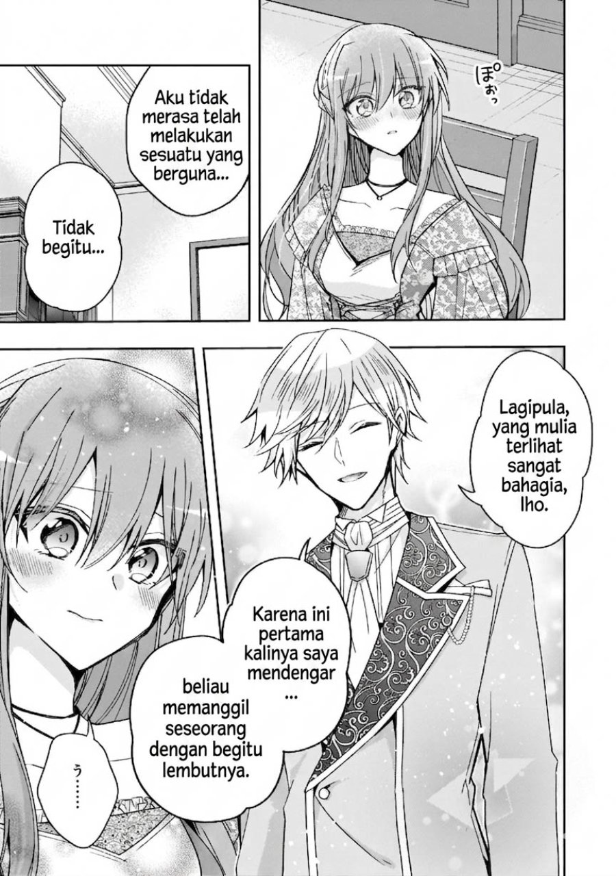 Halaman 22 dari Loop 7-kaime no Akuyaku Reijou wa, Moto Tekikoku de Jiyuu Kimama na Hanayome Seikatsu o Mankitsu Suru Chapter 36