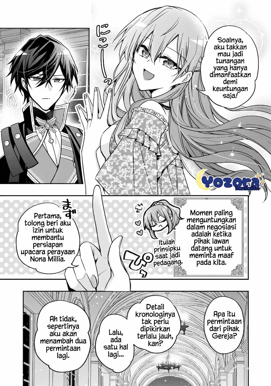 Halaman 40 dari Loop 7-kaime no Akuyaku Reijou wa, Moto Tekikoku de Jiyuu Kimama na Hanayome Seikatsu o Mankitsu Suru Chapter 36