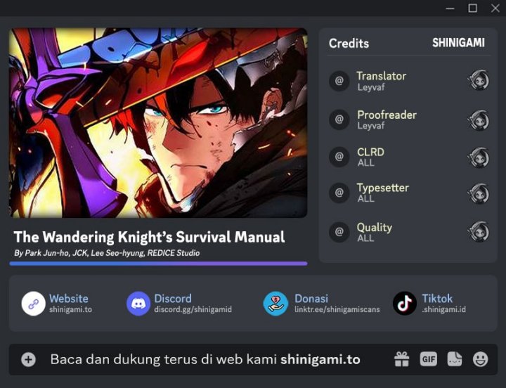 How to Survive as a Wandering Knight Chapter 51 – halaman 1