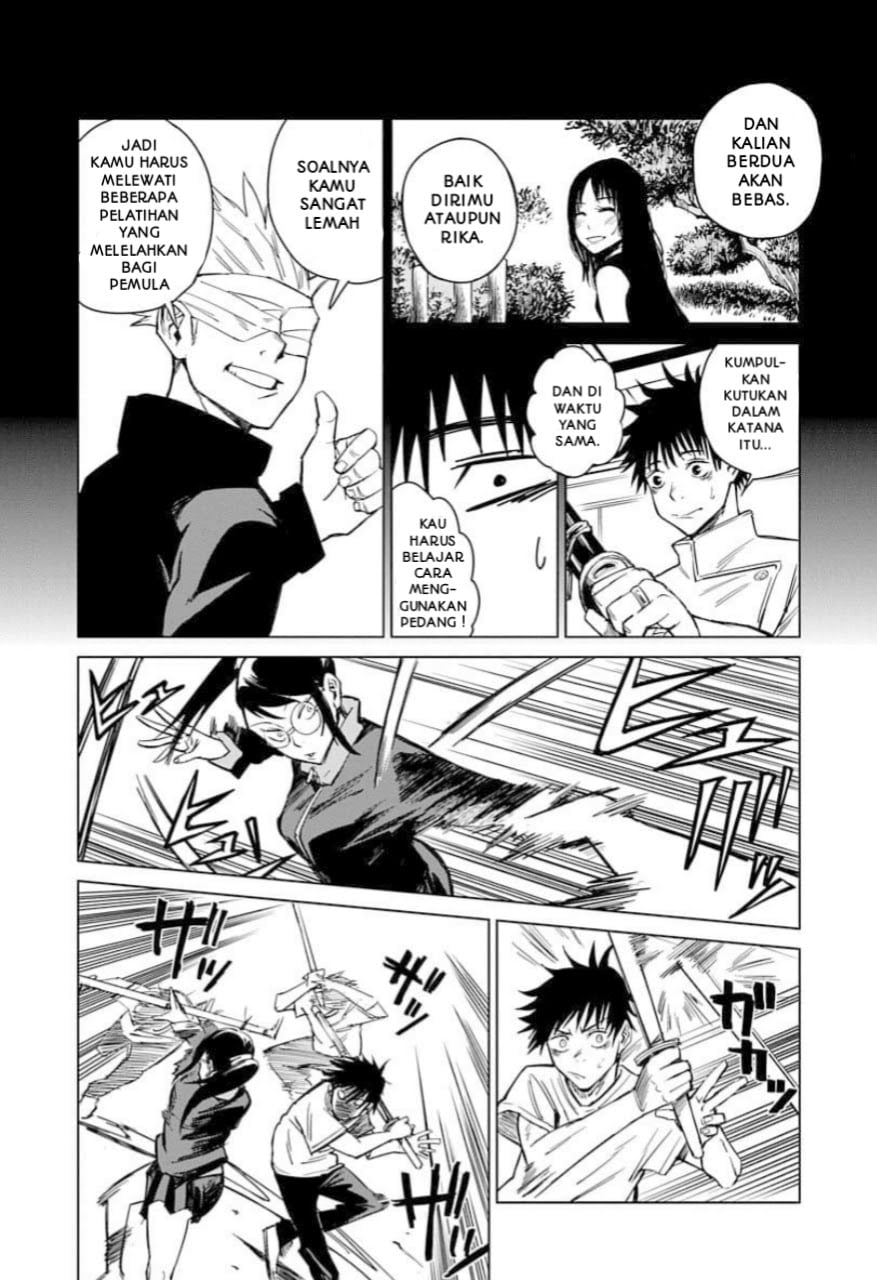 Halaman 9 dari Jujutsu Kaisen 0: Toukyou Toritsu Jujutsu Koutou Senmon Gakkou Chapter 2