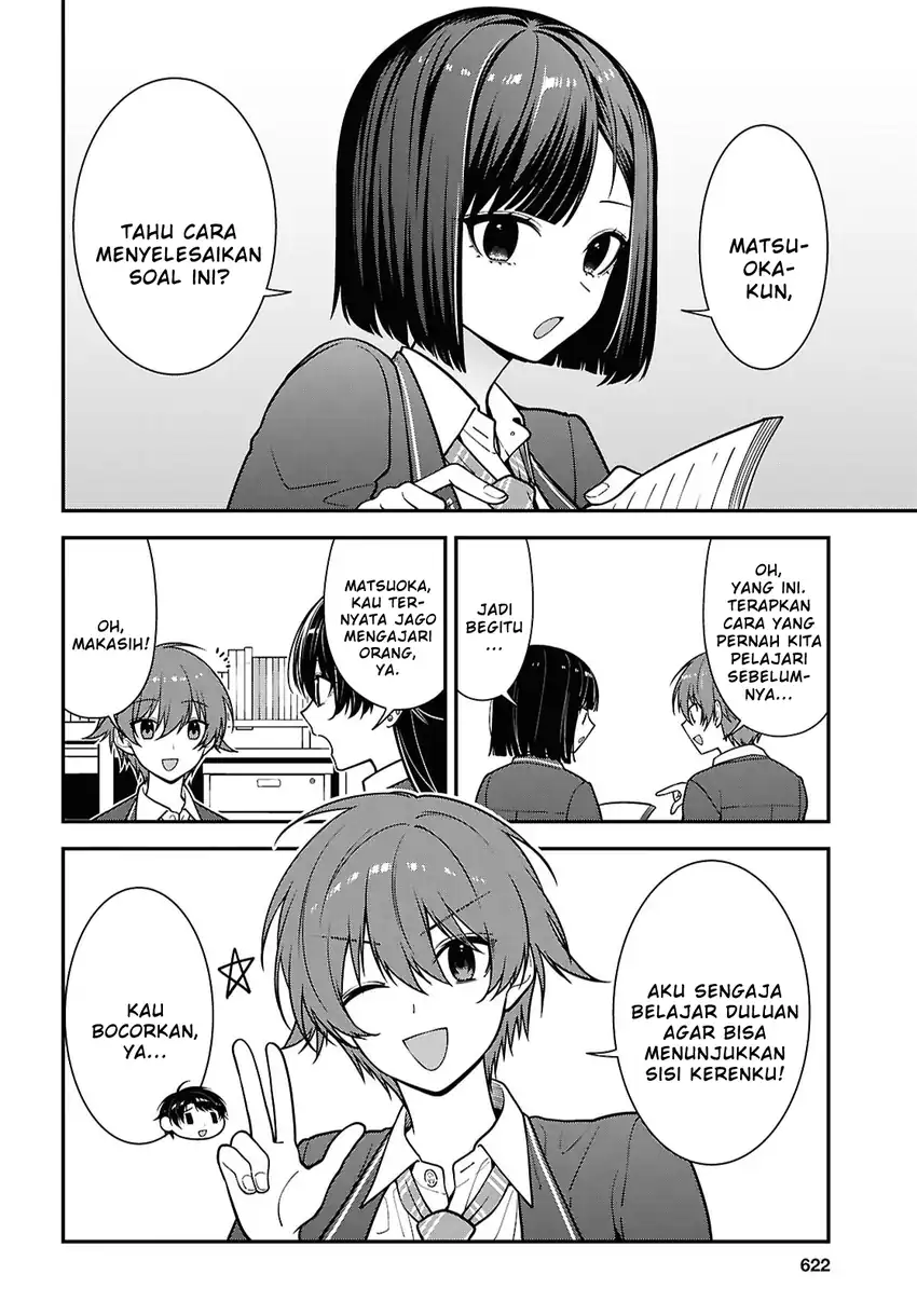 Tonari no Seki no Yankee Shimizu-san ga Kami o Kuroku Sometekita chapter 19 halaman 14