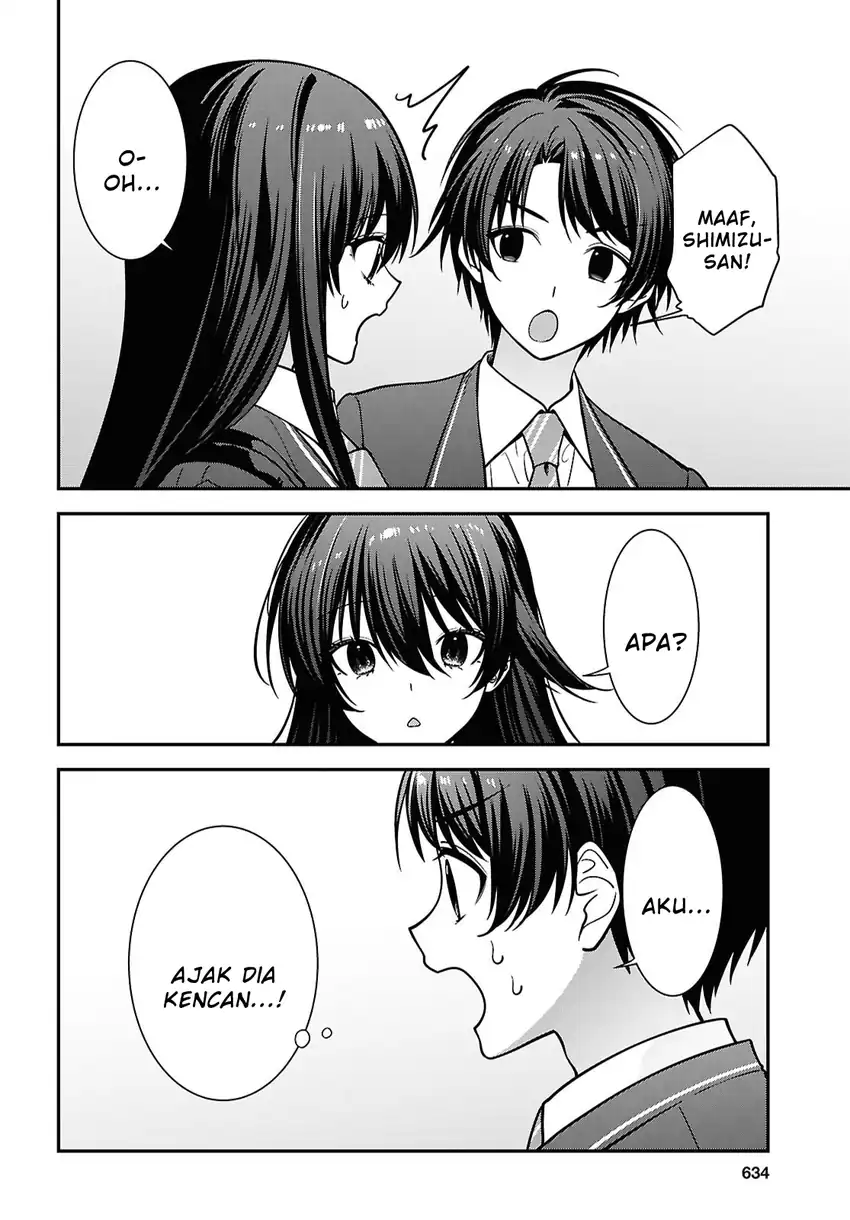 Tonari no Seki no Yankee Shimizu-san ga Kami o Kuroku Sometekita chapter 19 halaman 26