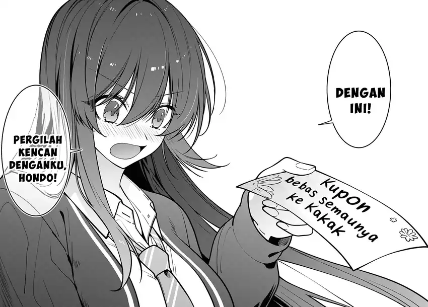 Tonari no Seki no Yankee Shimizu-san ga Kami o Kuroku Sometekita chapter 19 halaman 28