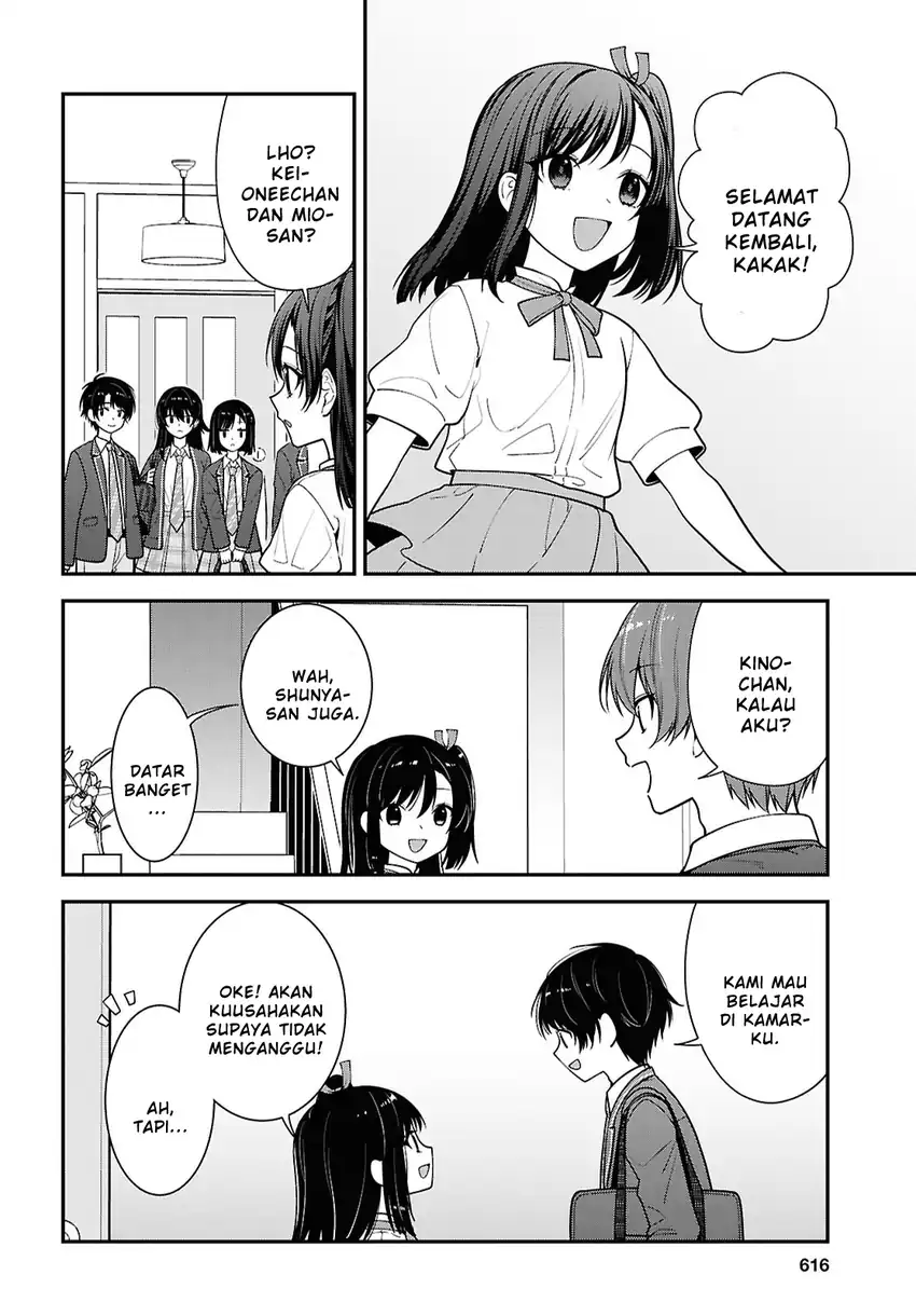 Tonari no Seki no Yankee Shimizu-san ga Kami o Kuroku Sometekita chapter 19 halaman 8