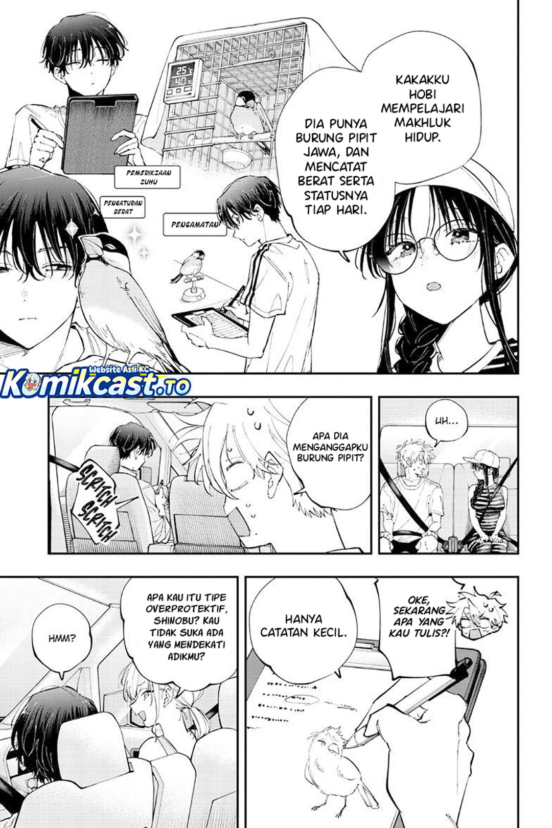 Tonari no Seki no Yatsu ga Souiu Me de Mitekuru chapter 99 halaman 6