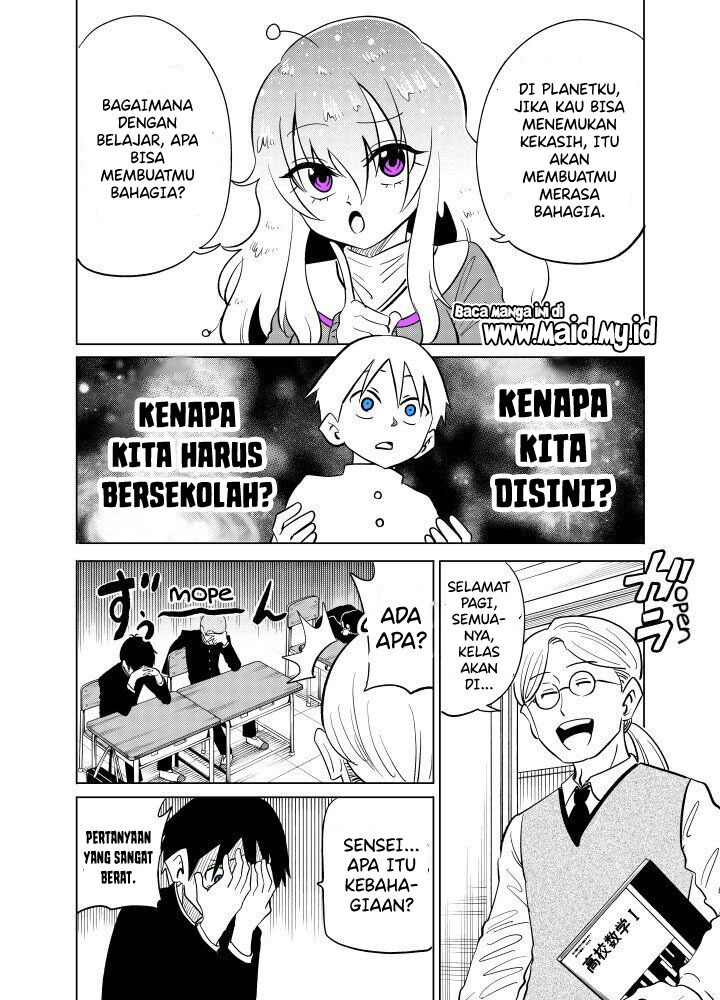 Halaman 4 dari Tonari no Uchuubito ga Kowai Chapter 5