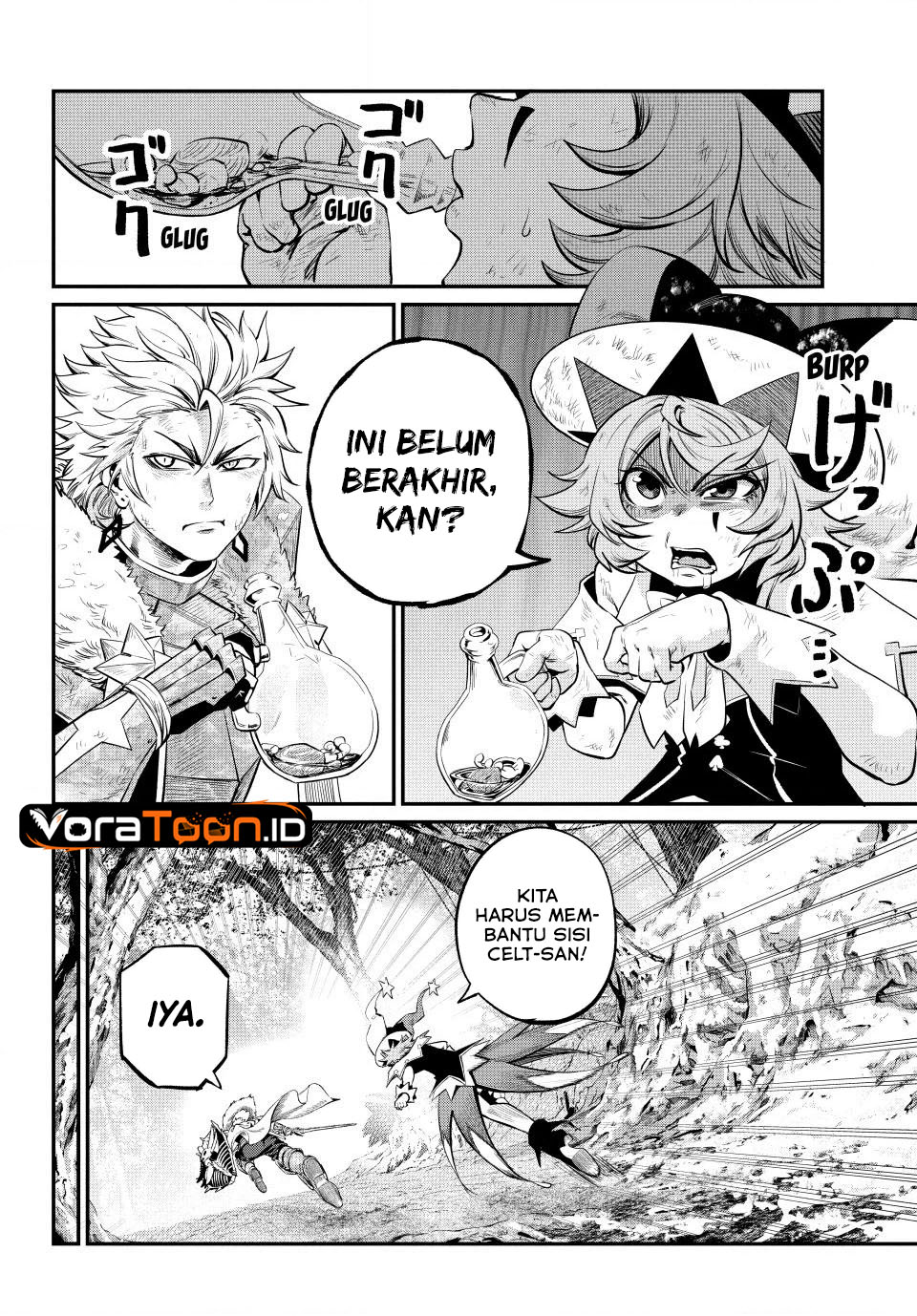 Halaman 11 dari Tsuihou Sareta Tenshou Juu Kishi wa Game Chishiki de Musou Suru Chapter 178