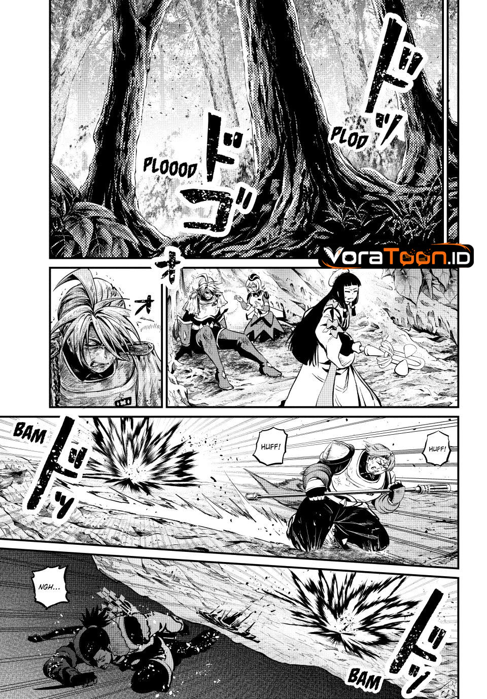 Halaman 12 dari Tsuihou Sareta Tenshou Juu Kishi wa Game Chishiki de Musou Suru Chapter 178