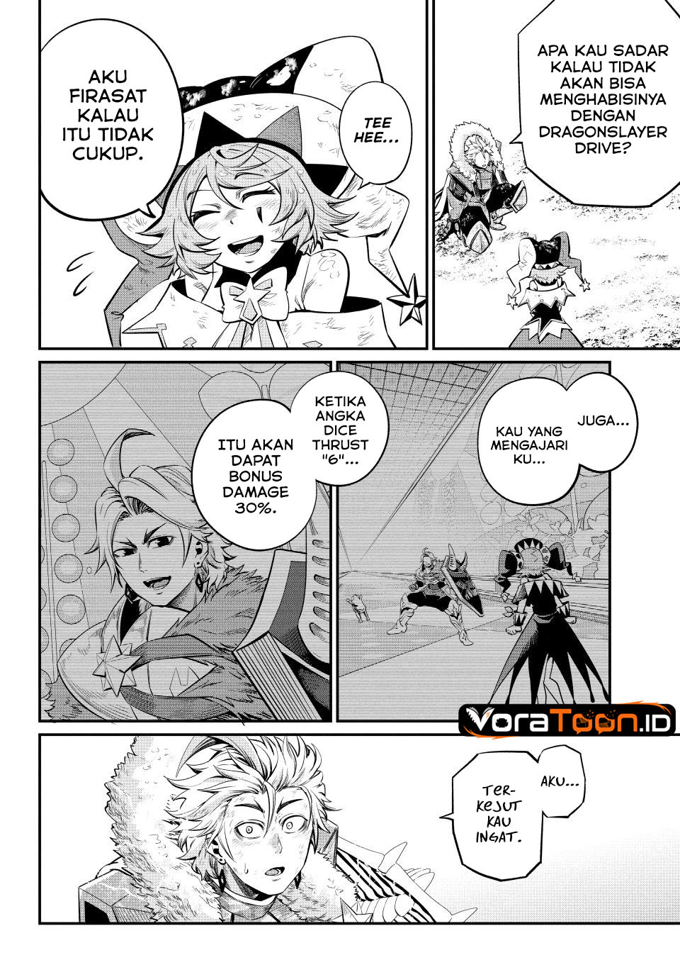 Halaman 9 dari Tsuihou Sareta Tenshou Juu Kishi wa Game Chishiki de Musou Suru Chapter 178
