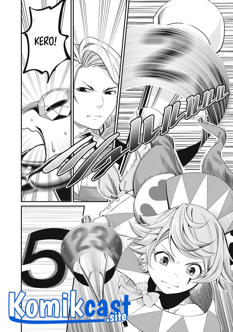 Halaman 11 dari Tsuihou Sareta Tenshou Juu Kishi wa Game Chishiki de Musou Suru Chapter 16