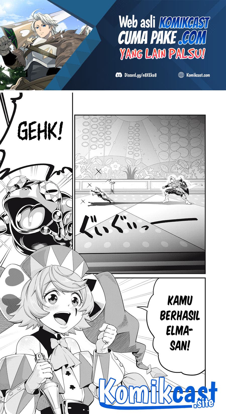 Halaman 2 dari Tsuihou Sareta Tenshou Juu Kishi wa Game Chishiki de Musou Suru Chapter 16