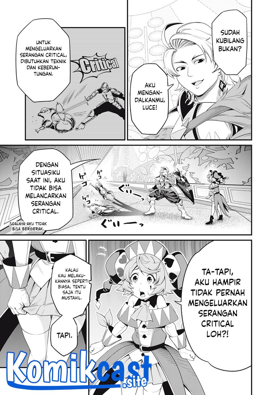 Halaman 5 dari Tsuihou Sareta Tenshou Juu Kishi wa Game Chishiki de Musou Suru Chapter 16