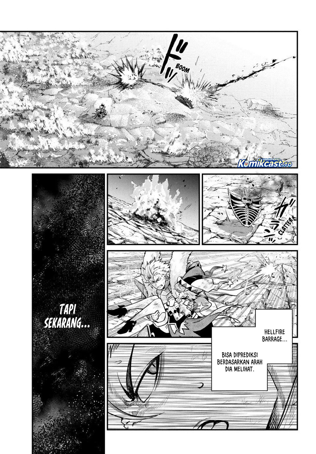 Halaman 16 dari Tsuihou Sareta Tenshou Juu Kishi wa Game Chishiki de Musou Suru Chapter 163
