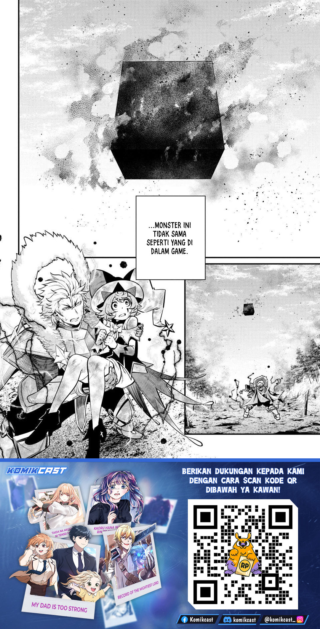 Halaman 17 dari Tsuihou Sareta Tenshou Juu Kishi wa Game Chishiki de Musou Suru Chapter 163