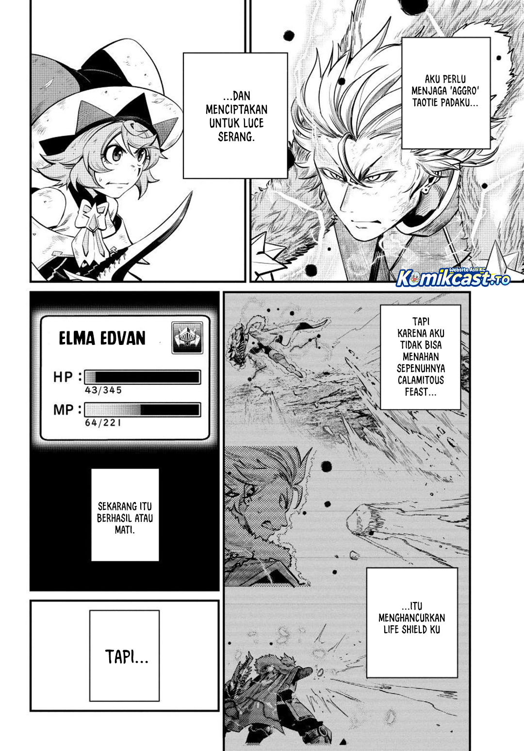 Halaman 3 dari Tsuihou Sareta Tenshou Juu Kishi wa Game Chishiki de Musou Suru Chapter 163