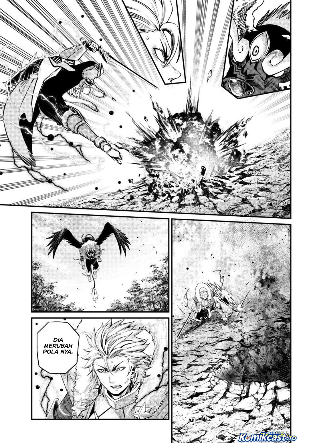 Halaman 8 dari Tsuihou Sareta Tenshou Juu Kishi wa Game Chishiki de Musou Suru Chapter 163