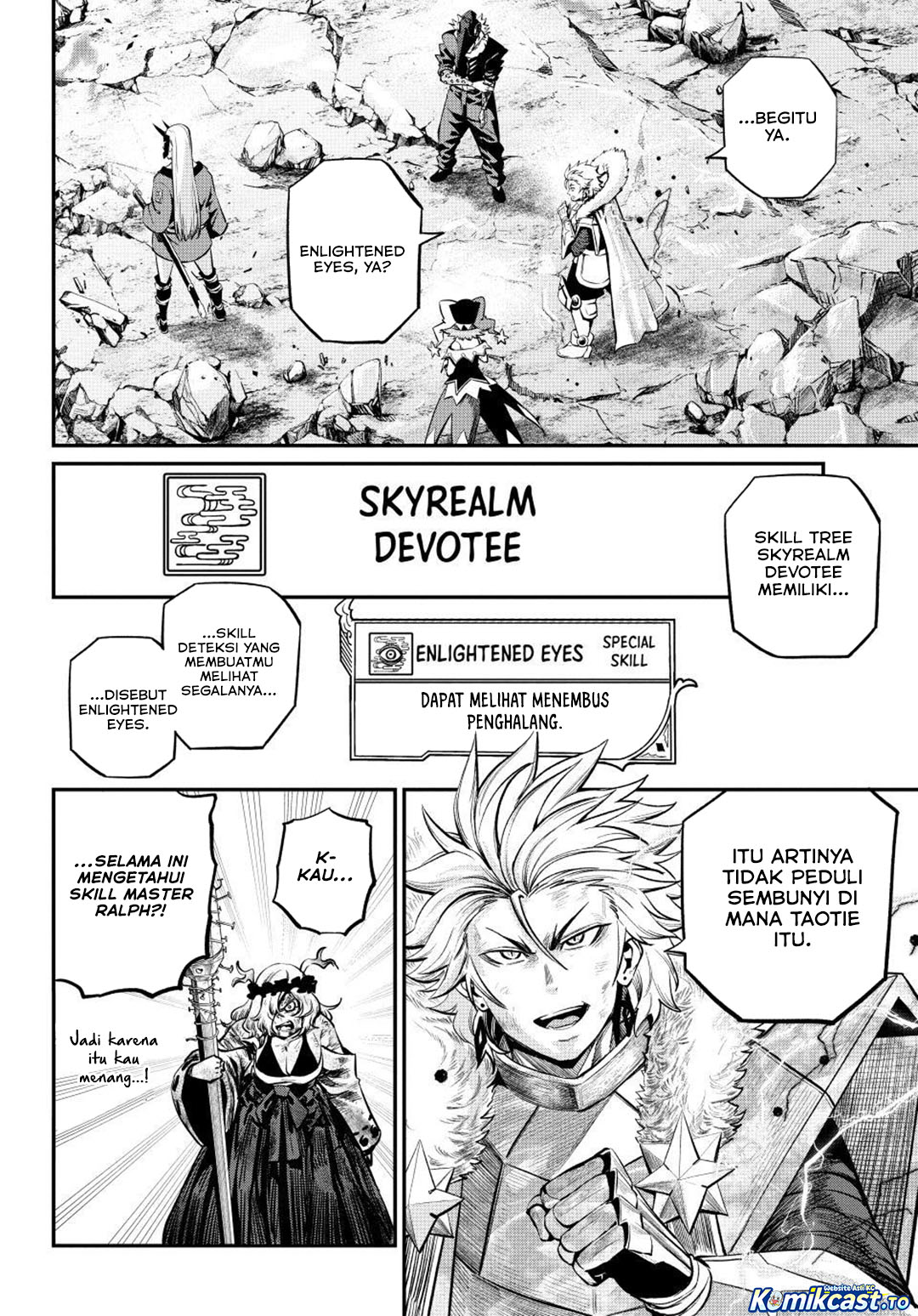 Halaman 11 dari Tsuihou Sareta Tenshou Juu Kishi wa Game Chishiki de Musou Suru Chapter 164