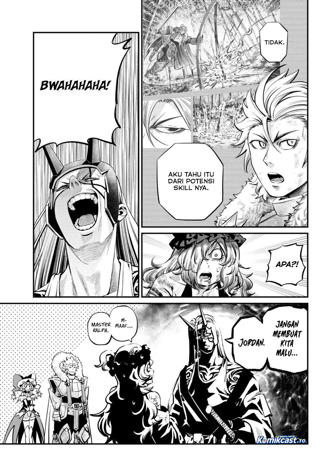 Halaman 12 dari Tsuihou Sareta Tenshou Juu Kishi wa Game Chishiki de Musou Suru Chapter 164