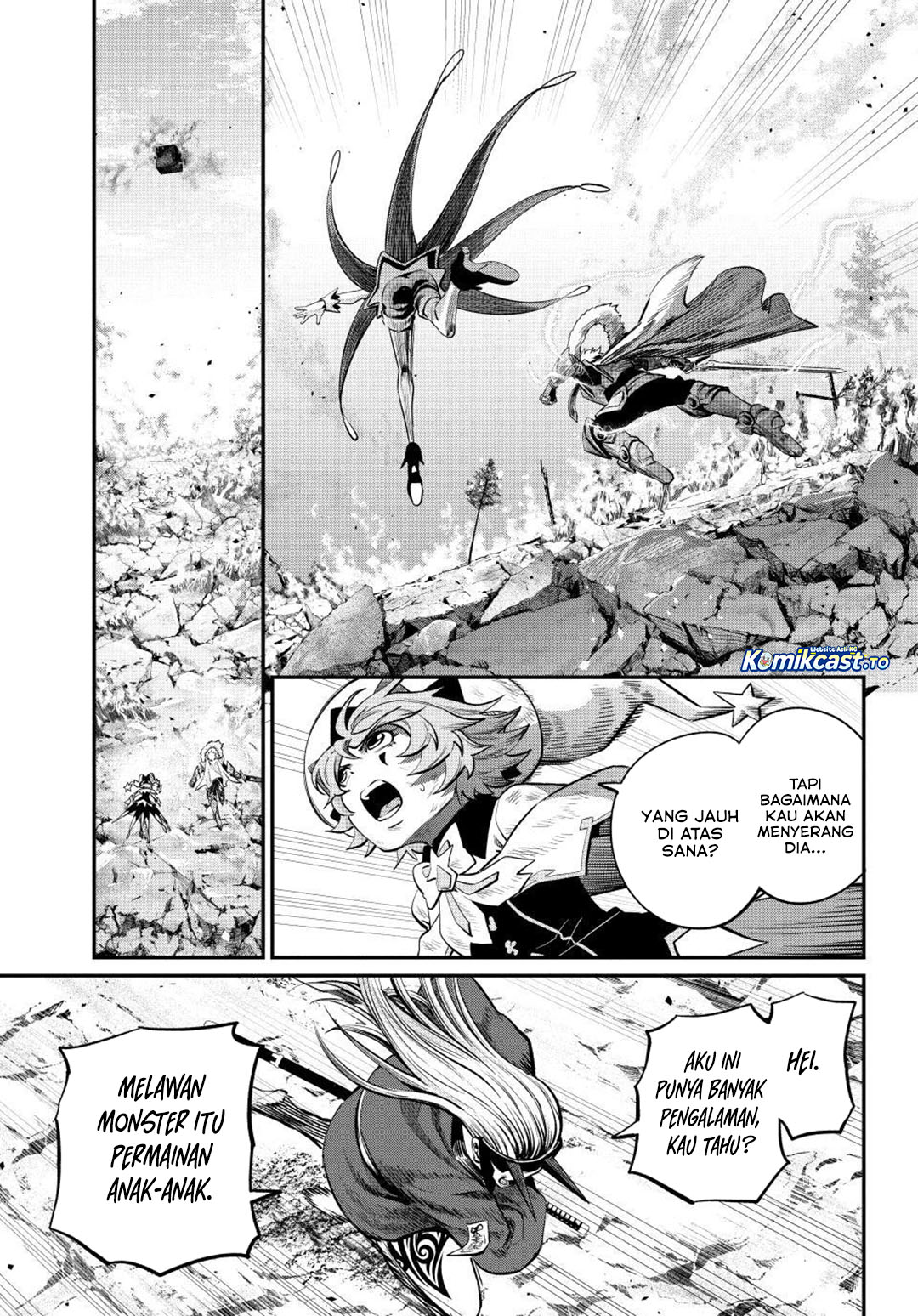 Halaman 14 dari Tsuihou Sareta Tenshou Juu Kishi wa Game Chishiki de Musou Suru Chapter 164