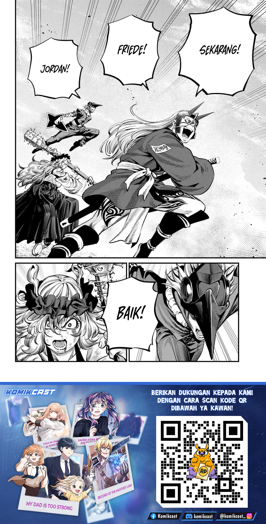 Halaman 15 dari Tsuihou Sareta Tenshou Juu Kishi wa Game Chishiki de Musou Suru Chapter 164