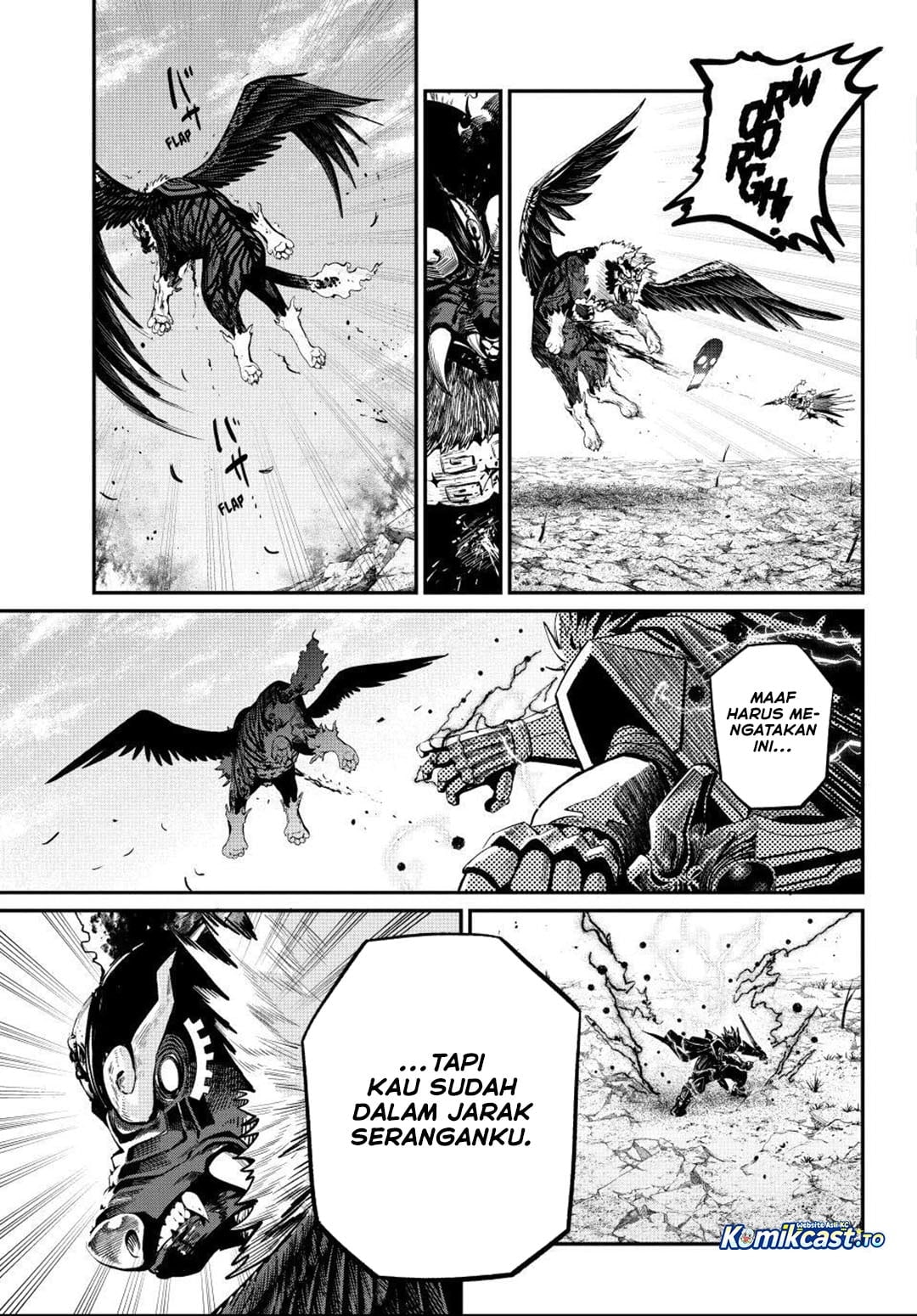 Halaman 12 dari Tsuihou Sareta Tenshou Juu Kishi wa Game Chishiki de Musou Suru Chapter 165