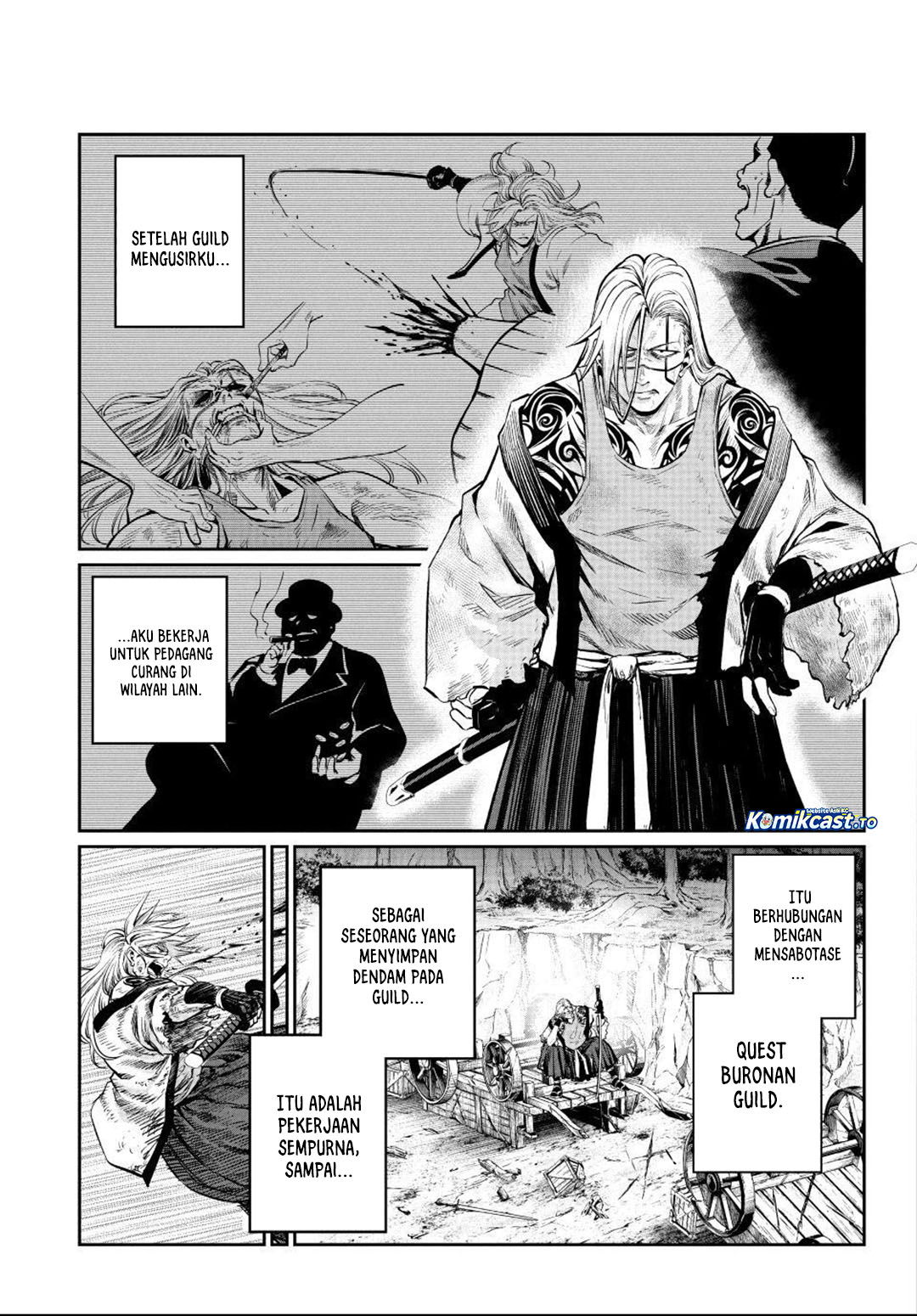 Halaman 6 dari Tsuihou Sareta Tenshou Juu Kishi wa Game Chishiki de Musou Suru Chapter 166