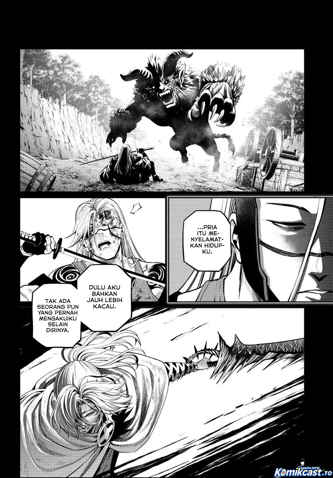 Halaman 7 dari Tsuihou Sareta Tenshou Juu Kishi wa Game Chishiki de Musou Suru Chapter 166