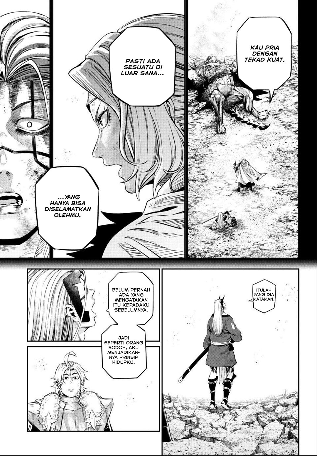 Halaman 8 dari Tsuihou Sareta Tenshou Juu Kishi wa Game Chishiki de Musou Suru Chapter 166