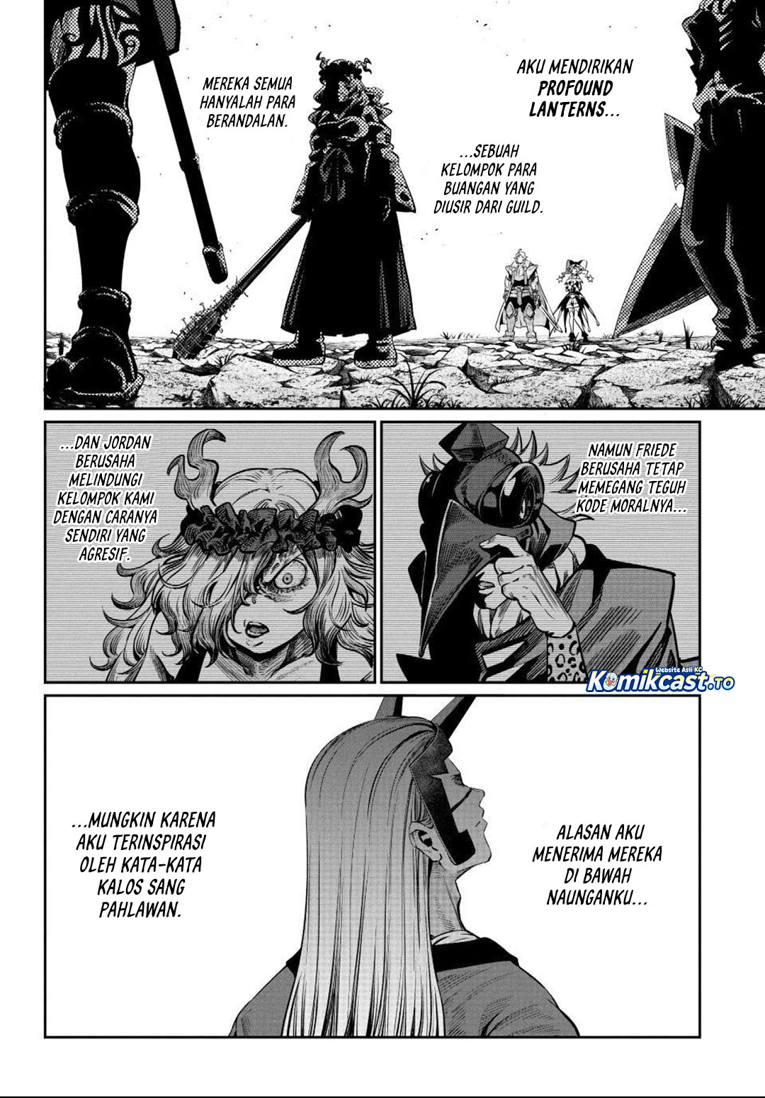 Halaman 9 dari Tsuihou Sareta Tenshou Juu Kishi wa Game Chishiki de Musou Suru Chapter 166