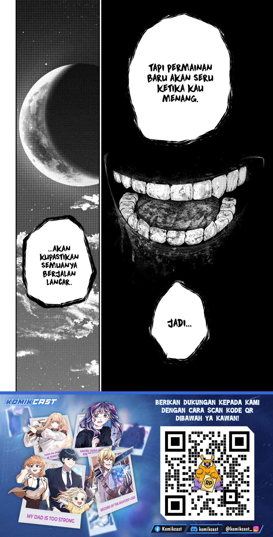 Halaman 17 dari Tsuihou Sareta Tenshou Juu Kishi wa Game Chishiki de Musou Suru Chapter 167