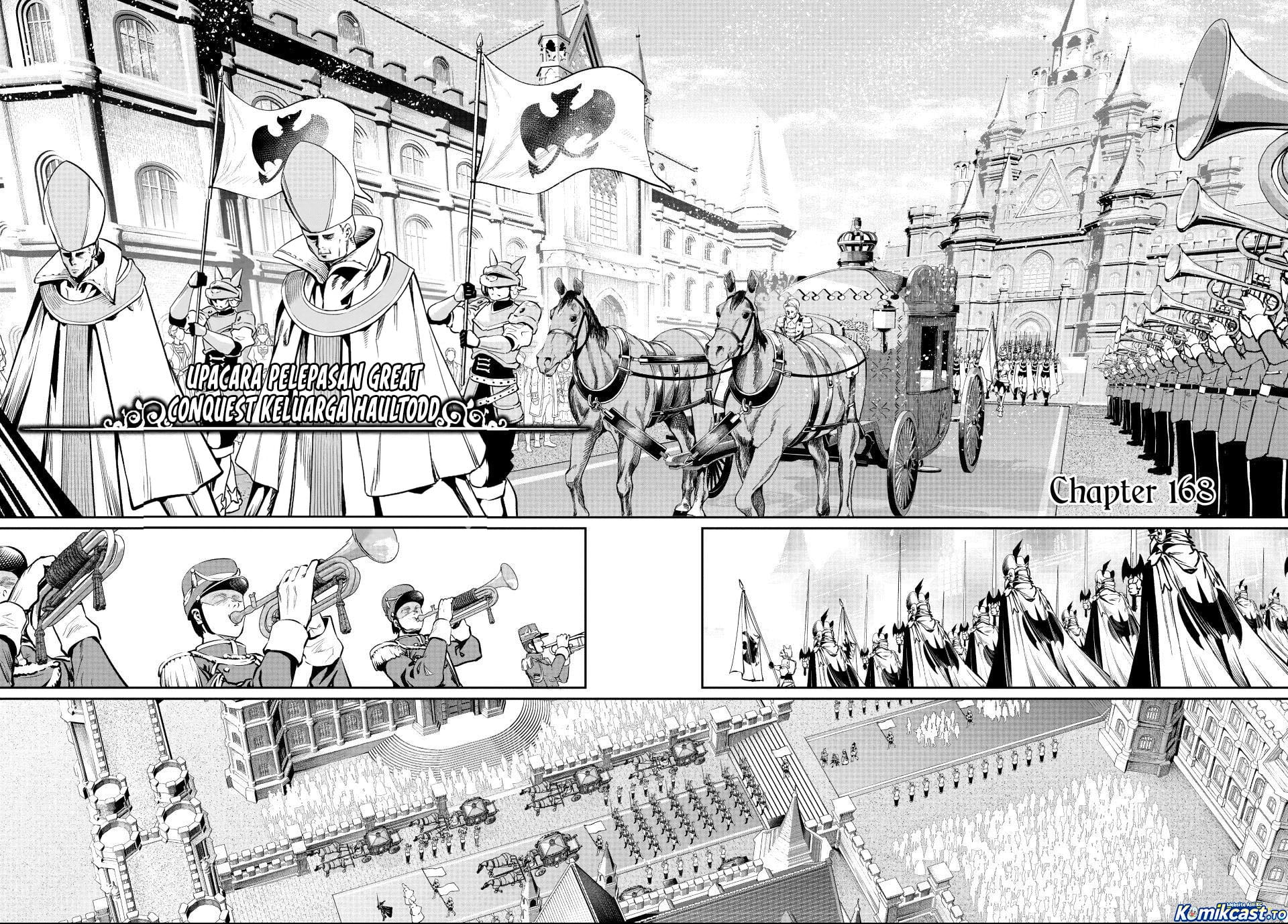 Halaman 3 dari Tsuihou Sareta Tenshou Juu Kishi wa Game Chishiki de Musou Suru Chapter 168