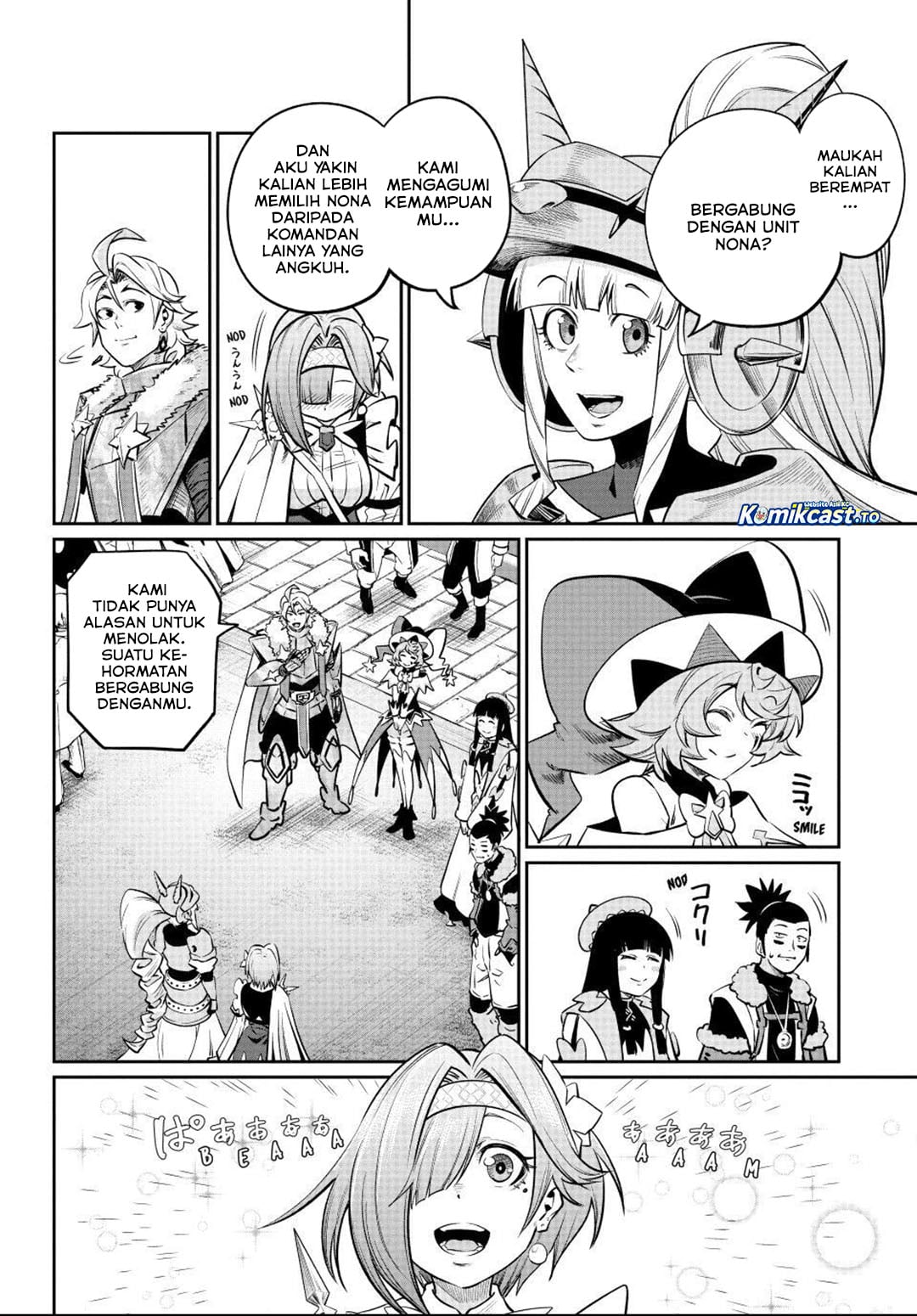 Halaman 8 dari Tsuihou Sareta Tenshou Juu Kishi wa Game Chishiki de Musou Suru Chapter 168