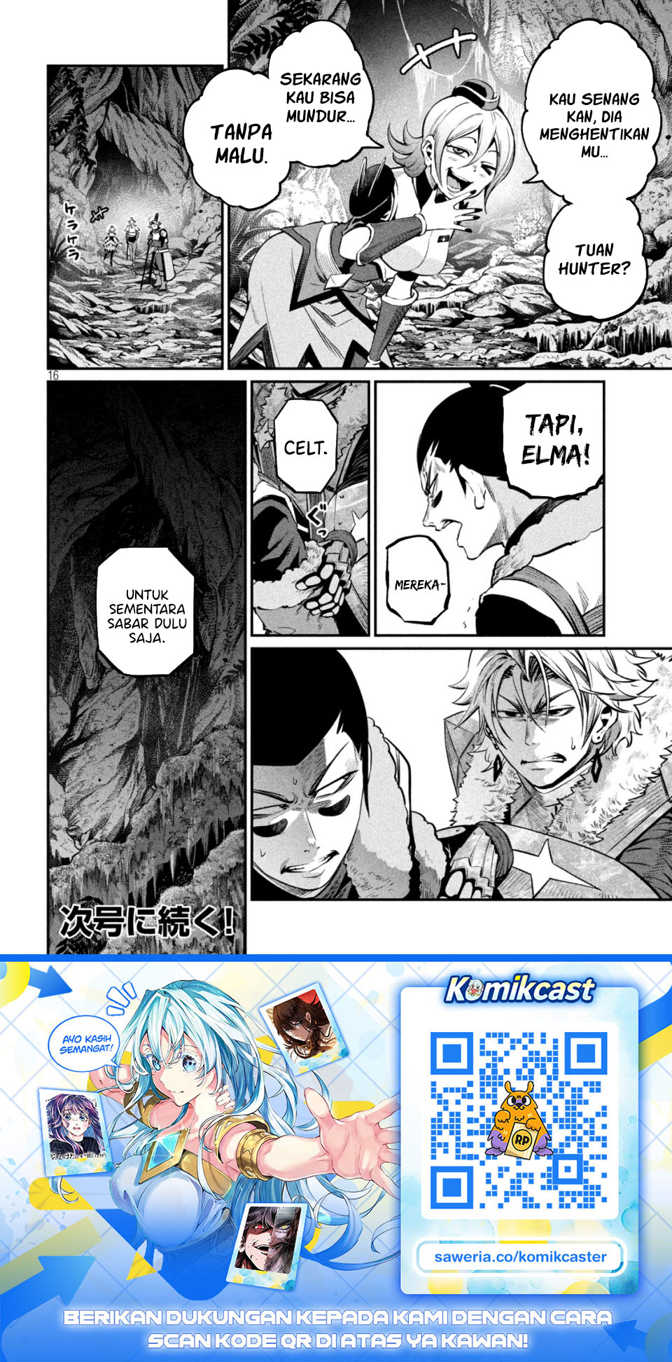 Halaman 16 dari Tsuihou Sareta Tenshou Juu Kishi wa Game Chishiki de Musou Suru Chapter 170