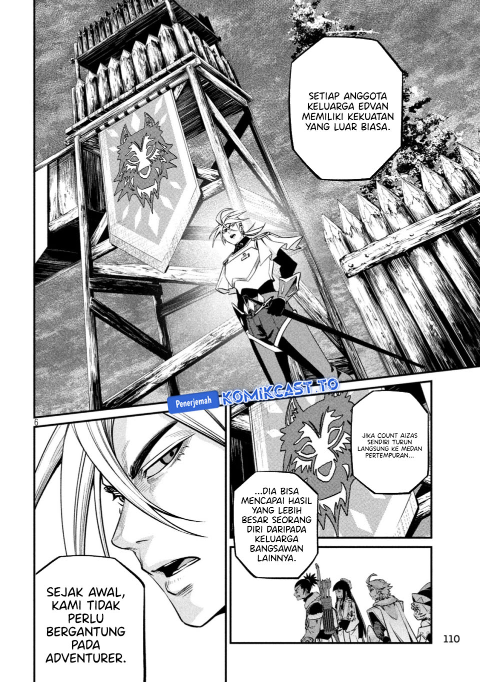 Halaman 7 dari Tsuihou Sareta Tenshou Juu Kishi wa Game Chishiki de Musou Suru Chapter 170