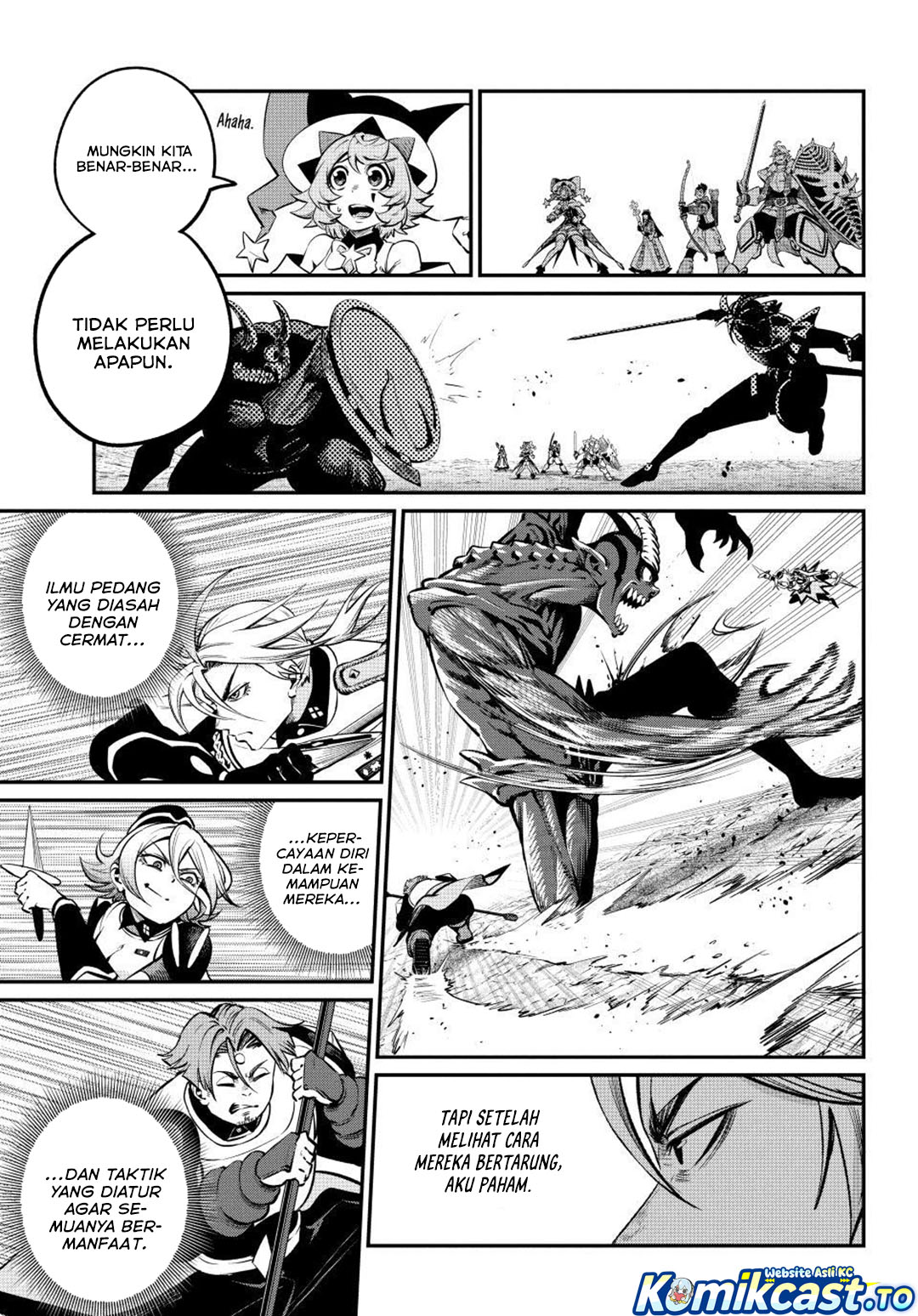 Halaman 6 dari Tsuihou Sareta Tenshou Juu Kishi wa Game Chishiki de Musou Suru Chapter 172