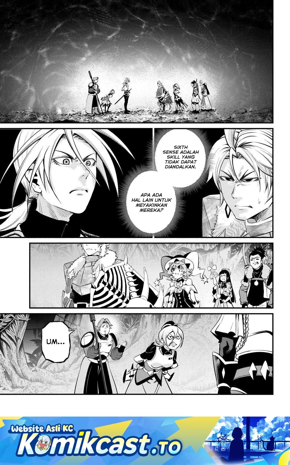 Halaman 2 dari Tsuihou Sareta Tenshou Juu Kishi wa Game Chishiki de Musou Suru Chapter 173