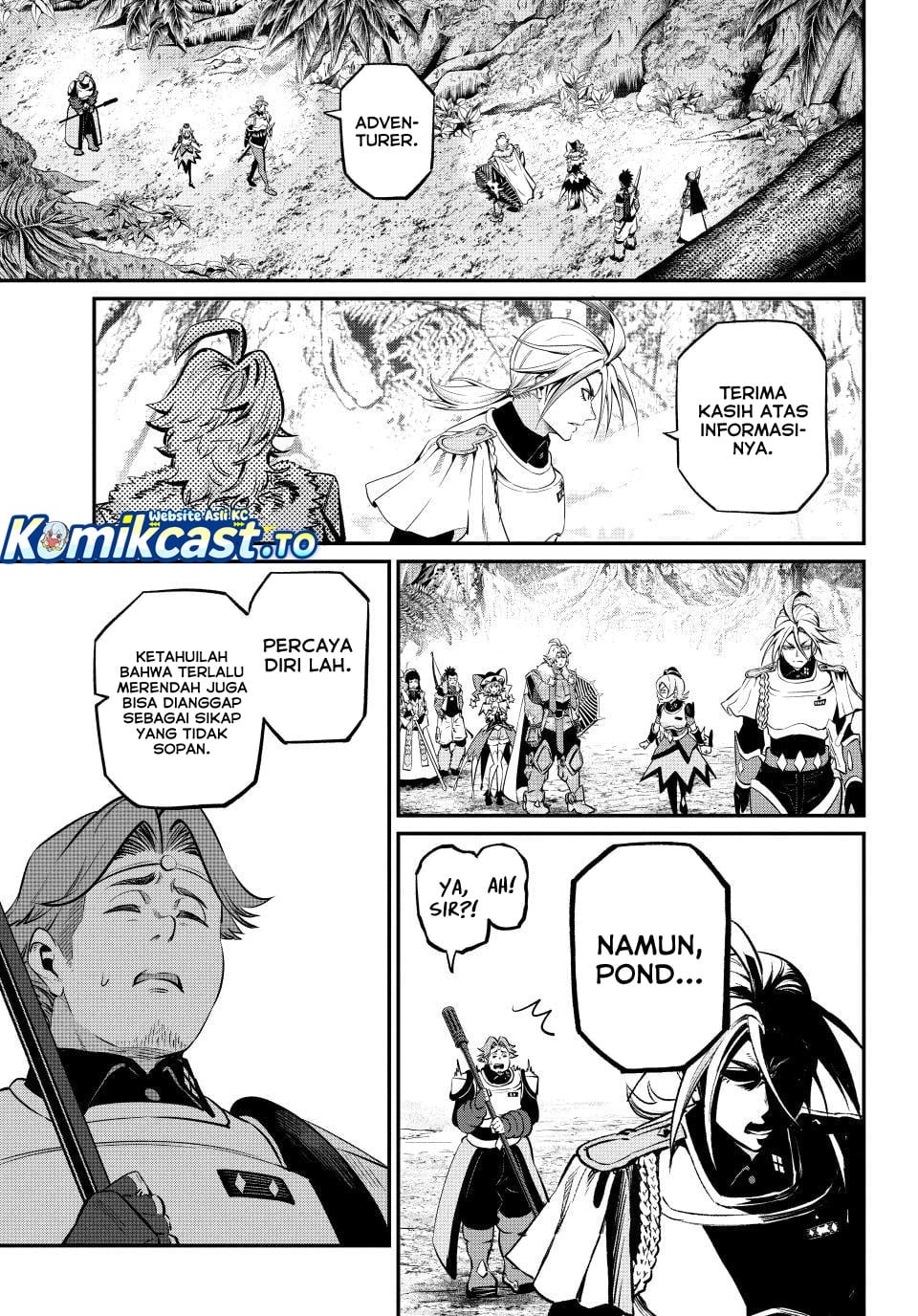 Halaman 4 dari Tsuihou Sareta Tenshou Juu Kishi wa Game Chishiki de Musou Suru Chapter 173