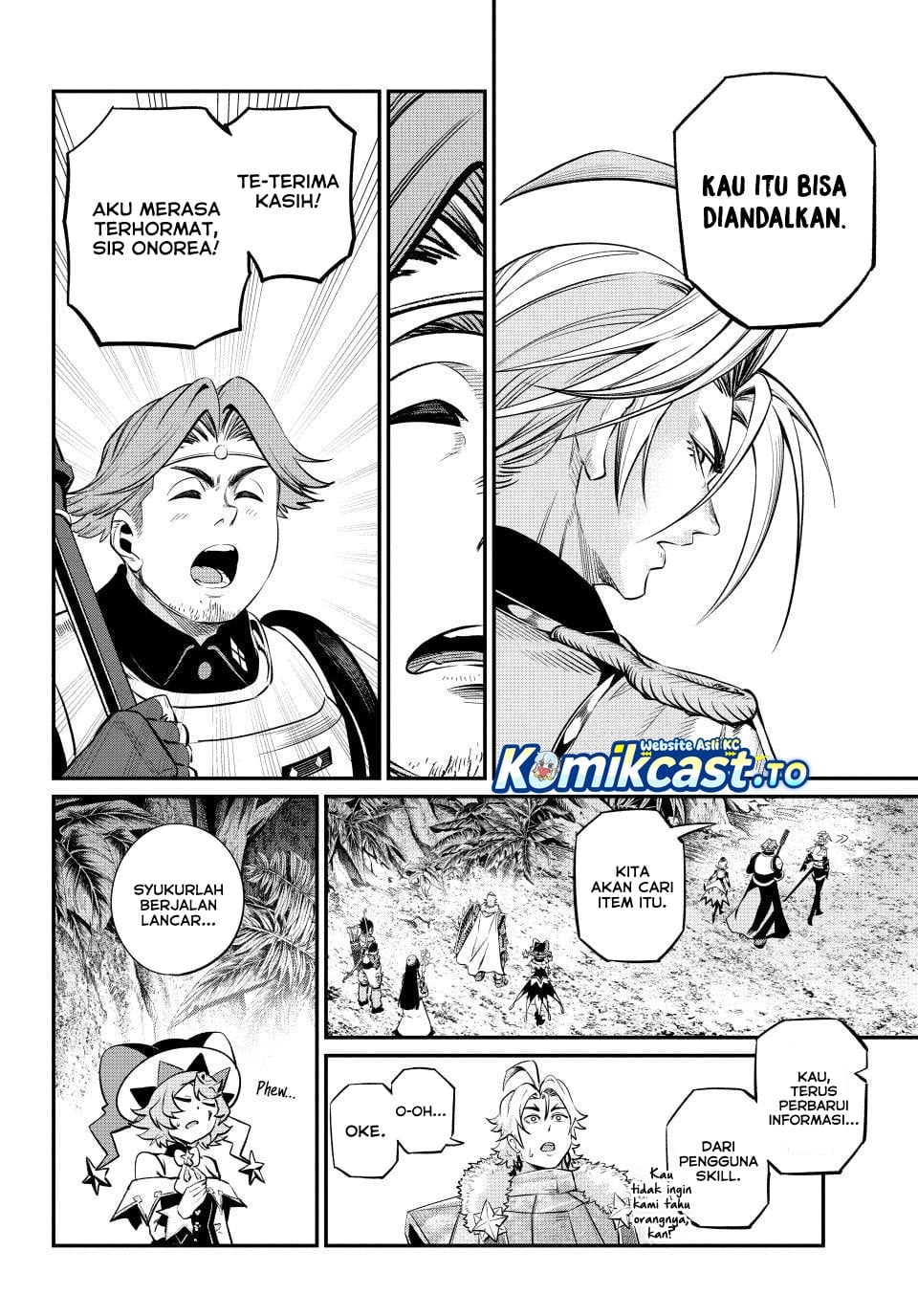 Halaman 5 dari Tsuihou Sareta Tenshou Juu Kishi wa Game Chishiki de Musou Suru Chapter 173