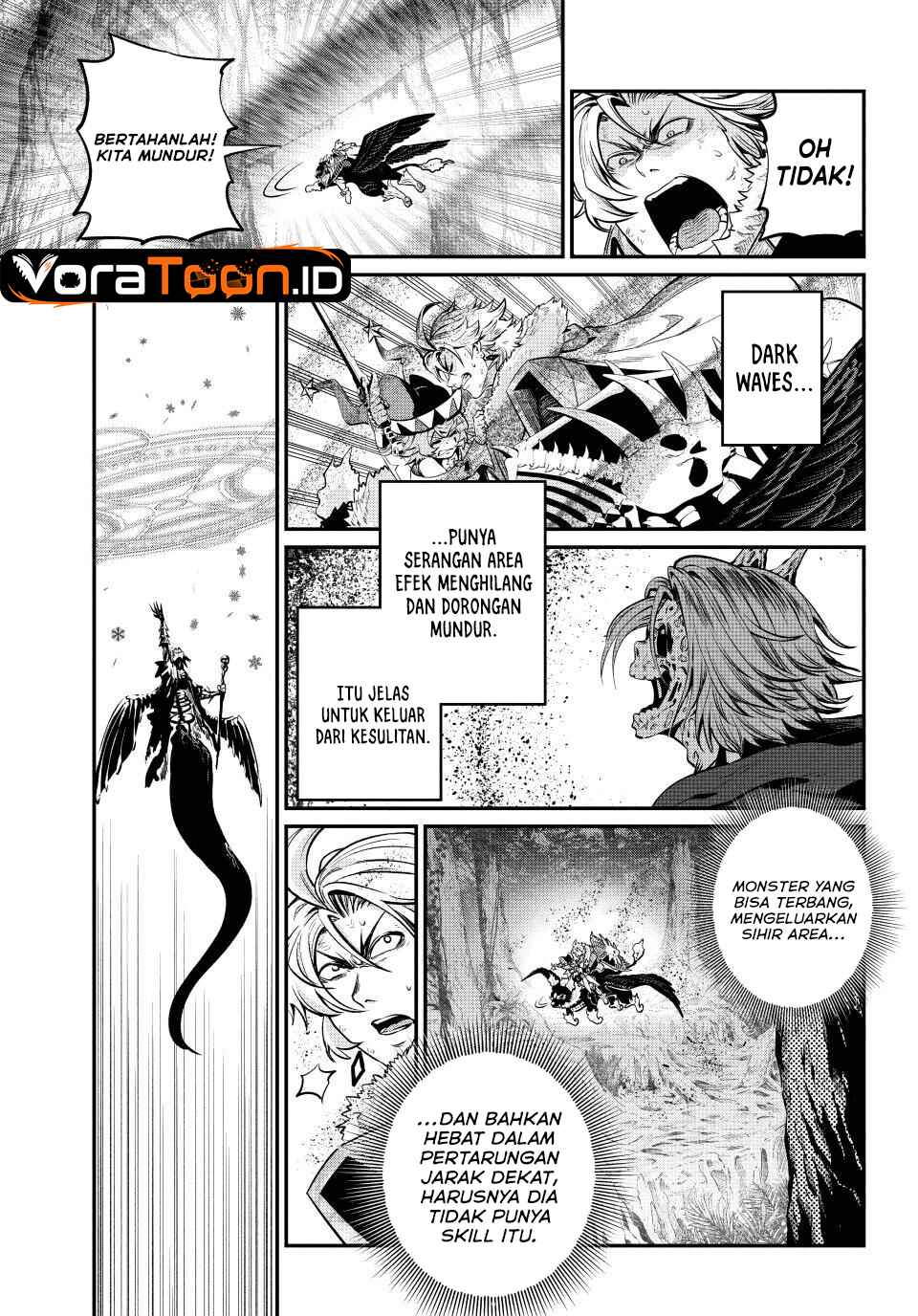 Halaman 14 dari Tsuihou Sareta Tenshou Juu Kishi wa Game Chishiki de Musou Suru Chapter 176