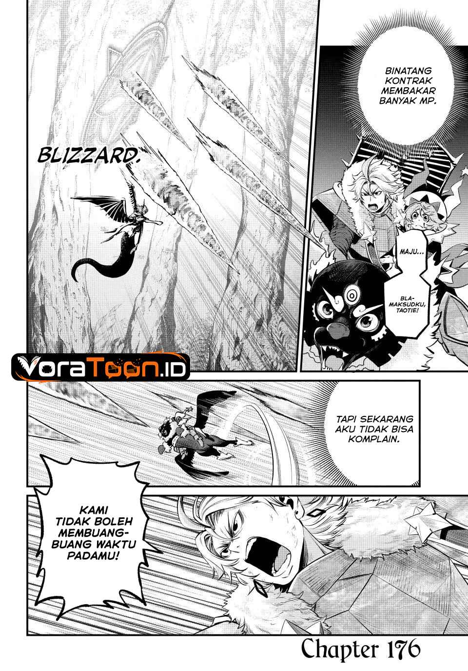 Halaman 3 dari Tsuihou Sareta Tenshou Juu Kishi wa Game Chishiki de Musou Suru Chapter 176