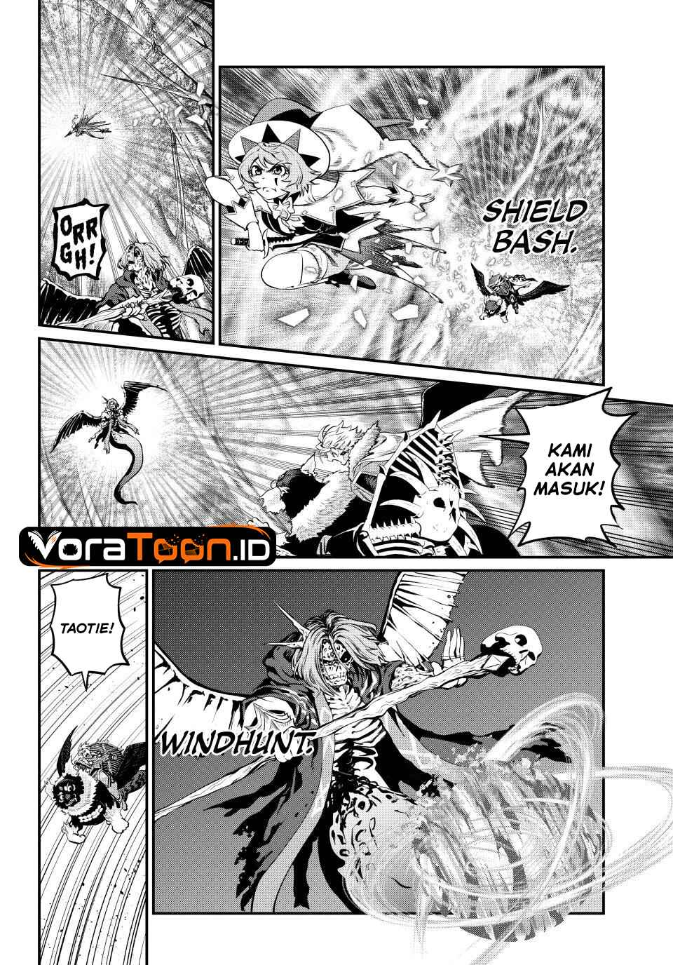 Halaman 5 dari Tsuihou Sareta Tenshou Juu Kishi wa Game Chishiki de Musou Suru Chapter 176