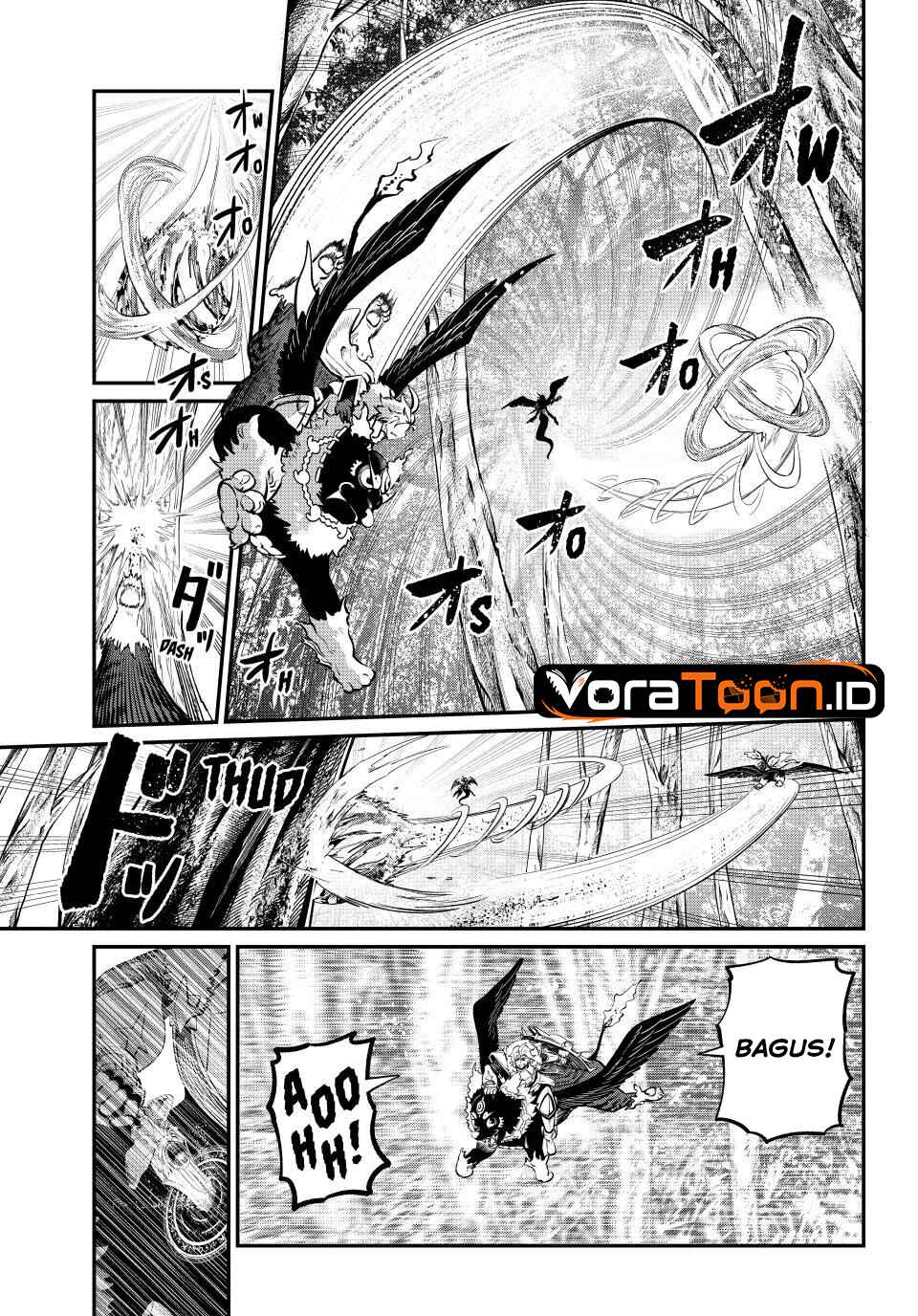 Halaman 6 dari Tsuihou Sareta Tenshou Juu Kishi wa Game Chishiki de Musou Suru Chapter 176