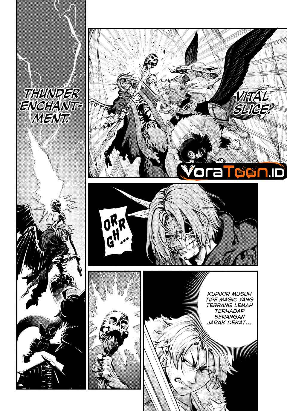 Halaman 7 dari Tsuihou Sareta Tenshou Juu Kishi wa Game Chishiki de Musou Suru Chapter 176