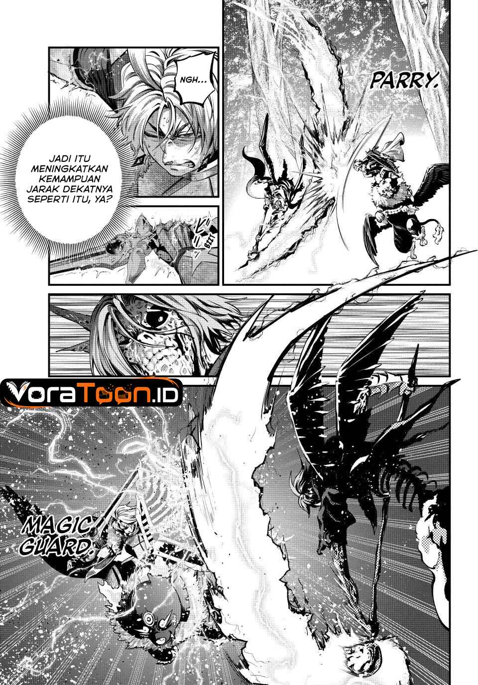 Halaman 8 dari Tsuihou Sareta Tenshou Juu Kishi wa Game Chishiki de Musou Suru Chapter 176