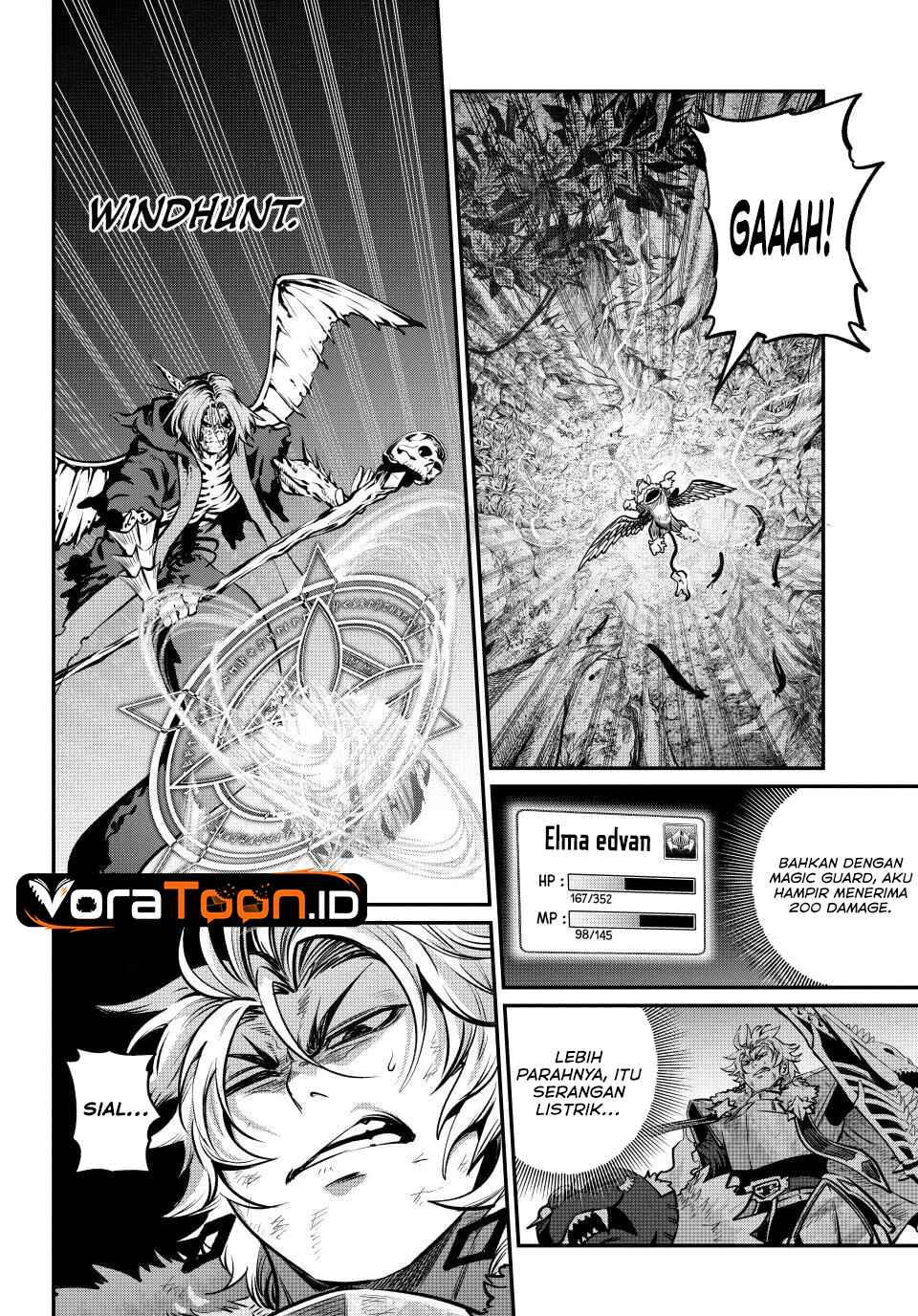 Halaman 9 dari Tsuihou Sareta Tenshou Juu Kishi wa Game Chishiki de Musou Suru Chapter 176